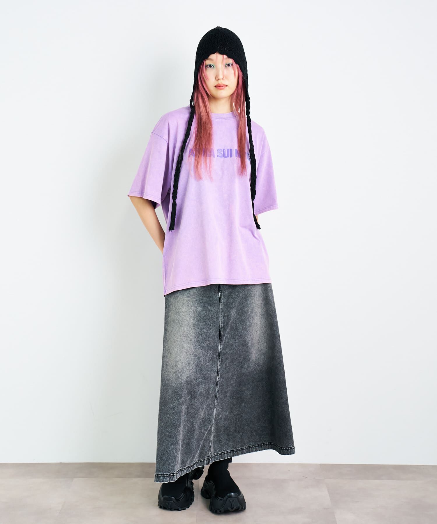 SENSE OF PLACE by URBAN RESEARCH「ANNA SUI NYC　ダブルジェルプリントブリーチTシャツ」|Tシャツ・カットソー|