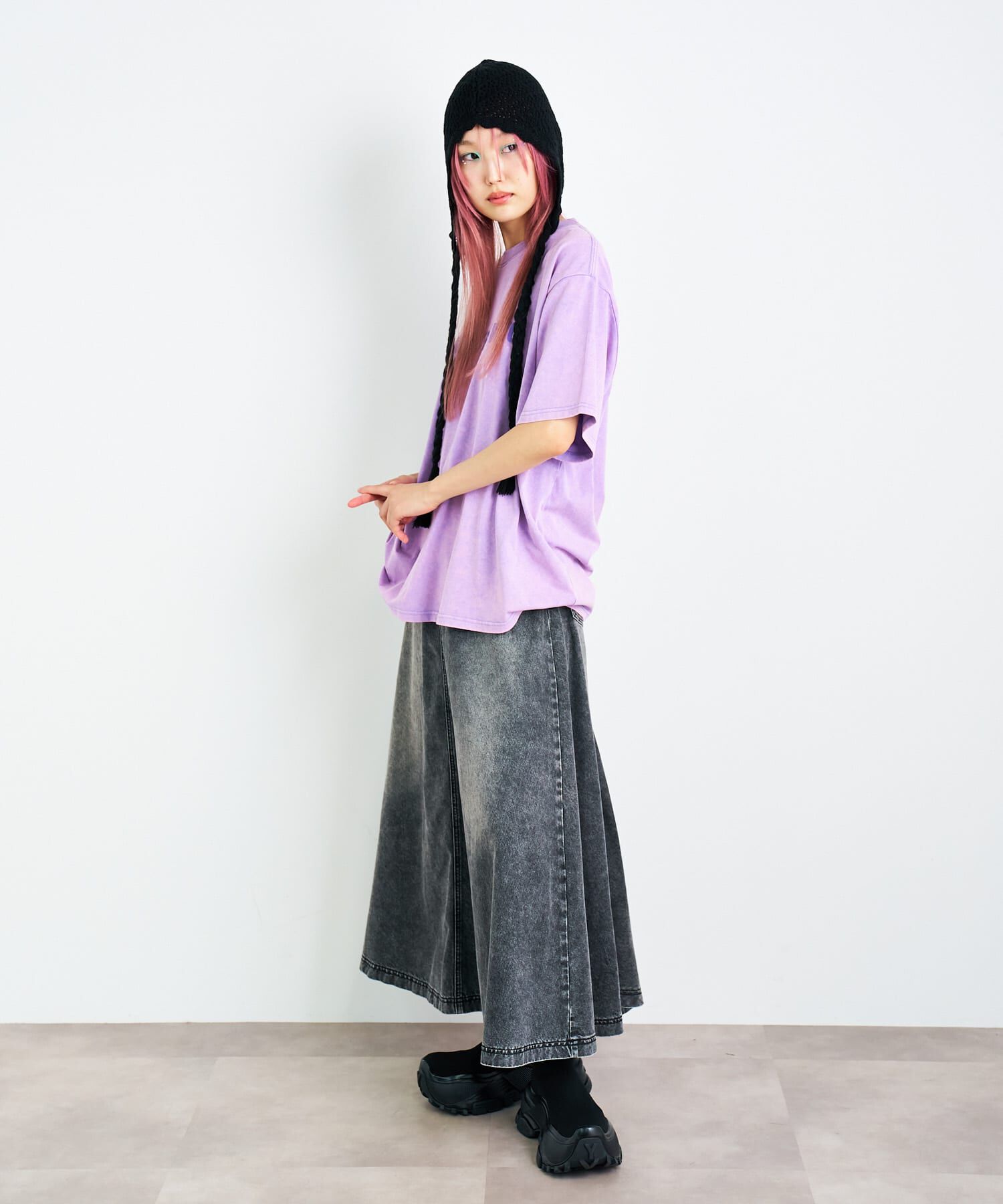 SENSE OF PLACE by URBAN RESEARCH「ANNA SUI NYC　ダブルジェルプリントブリーチTシャツ」|Tシャツ・カットソー|