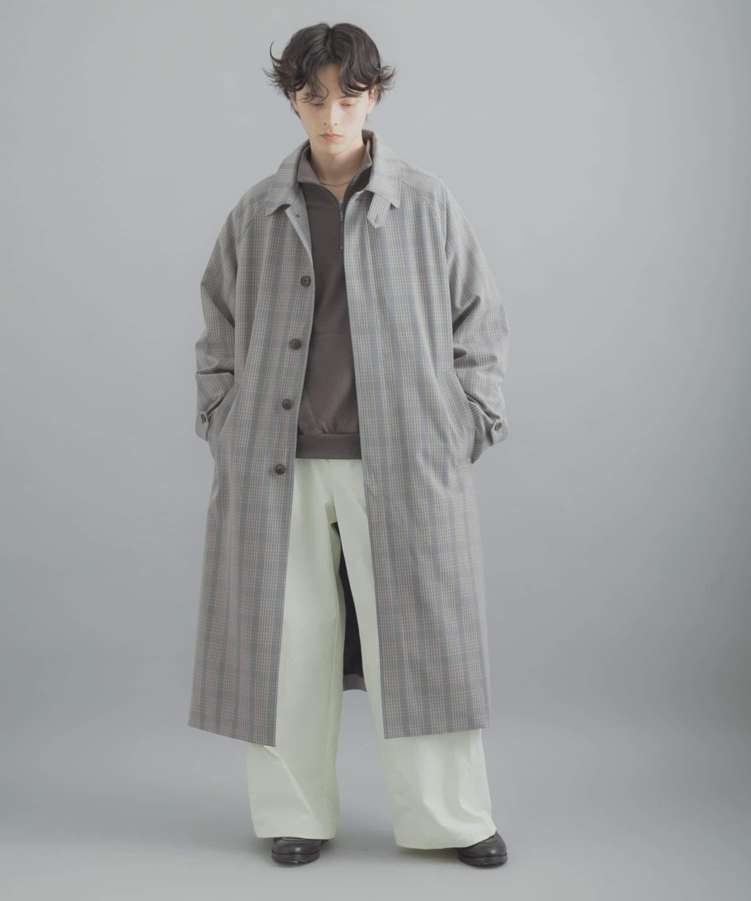 SENSE OF PLACE by URBAN RESEARCH「バルマカーンルーズコート」|ステンカラーコート|