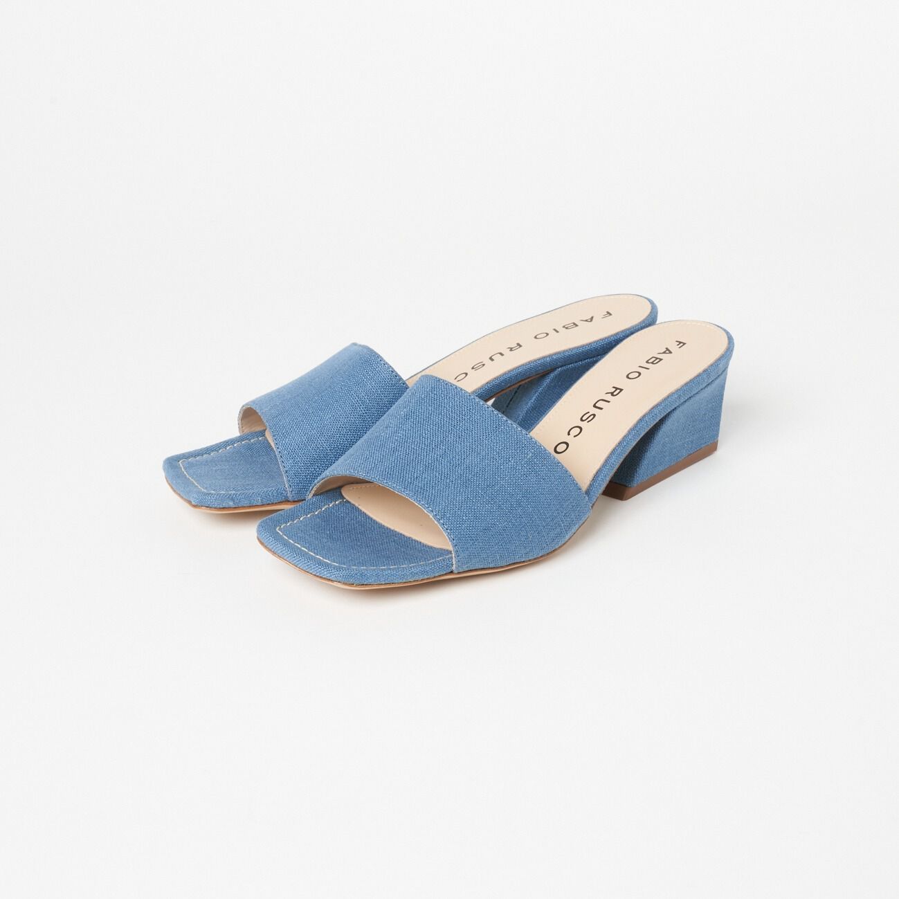FABIO RUSCONI 「FABIO RUSCONI SLIDE MULE」|サンダル|スカイブルー
