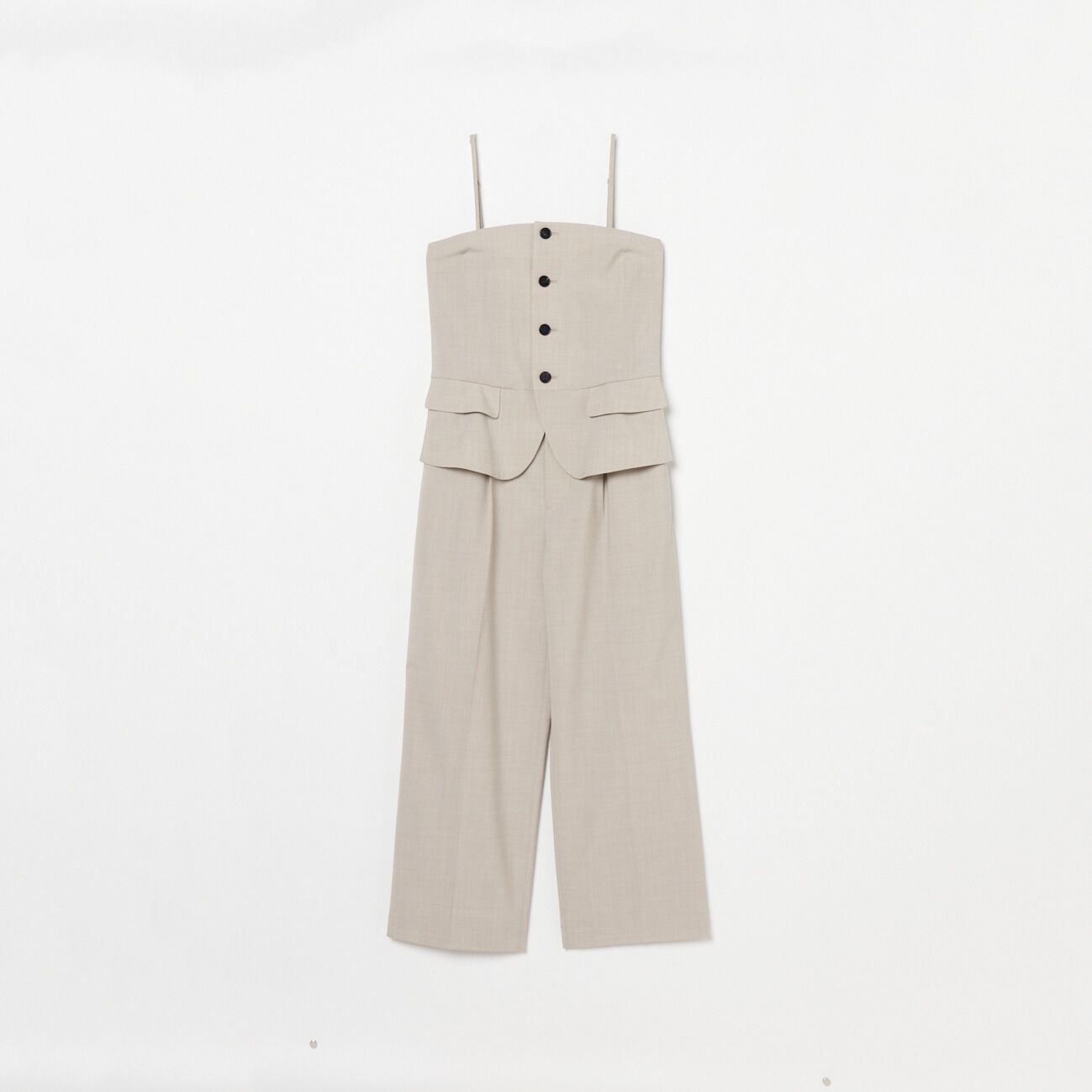 HELIOPOLE「HELIOPOLE JUMP SUITS (COMBINAISON)」|チノ|ベージュ