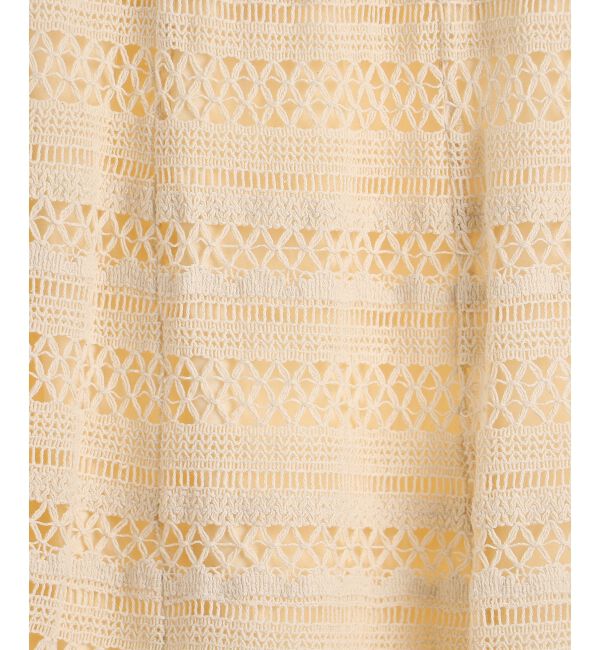 le.coeur blanc「ボーダーレースマーメイドスカート」|スカート|