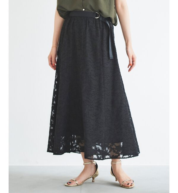  「カットジャカードマーメイドスカート」|スカート|