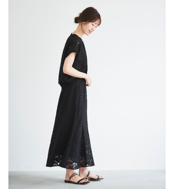  「カットジャカードマーメイドスカート」|スカート|