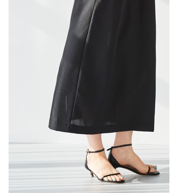 le.coeur blanc「バックベルトVネックワンピース」|ワンピース|