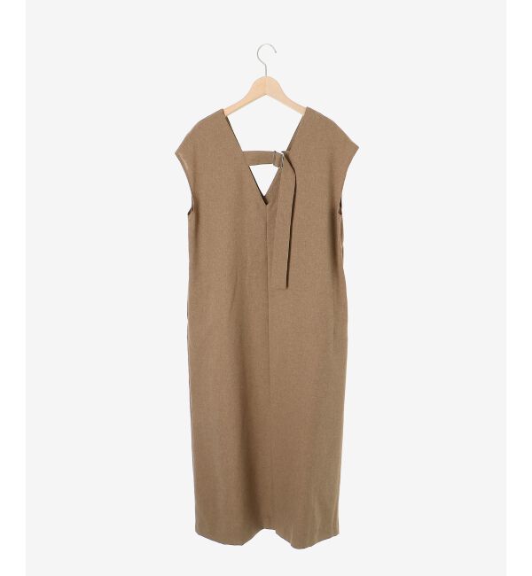 le.coeur blanc「バックベルトVネックワンピース」|ワンピース|