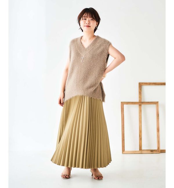 le.coeur blanc「プリーツロングスカート」|スカート|