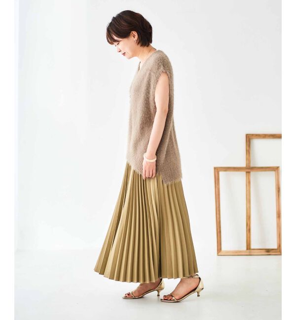 le.coeur blanc「プリーツロングスカート」|スカート|