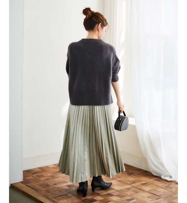 le.coeur blanc「プリーツロングスカート」|スカート|