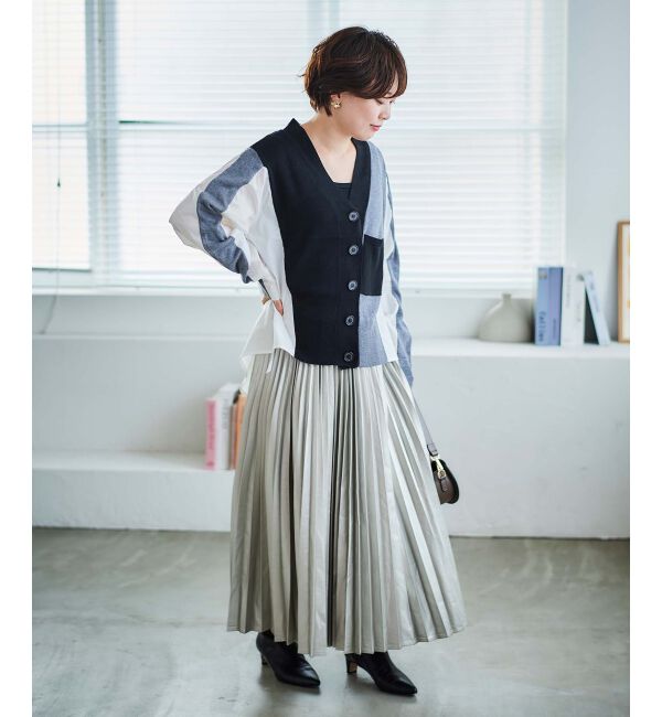 le.coeur blanc「プリーツロングスカート」|スカート|