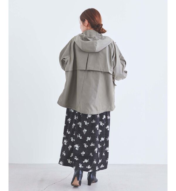 le.coeur blanc「ドット&times;フラワーサテンワンピース」|ワンピース|