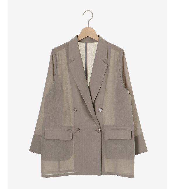  「リネンライクテーラードジャケット」|その他|