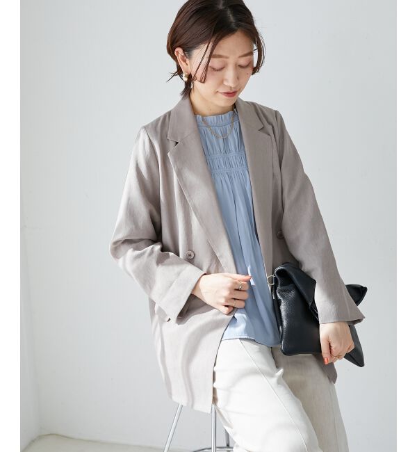  「リネンライクテーラードジャケット」|その他|