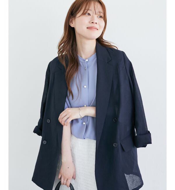  「リネンライクテーラードジャケット」|その他|