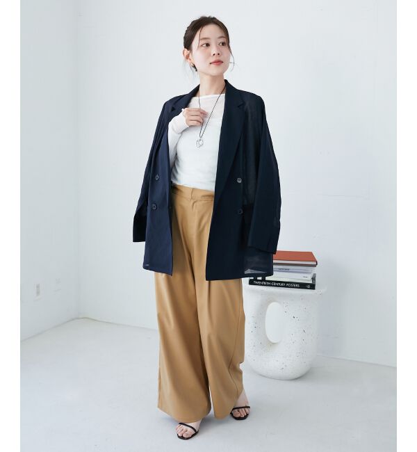  「リネンライクテーラードジャケット」|その他|