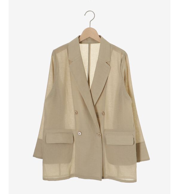 「リネンライクテーラードジャケット」|その他|