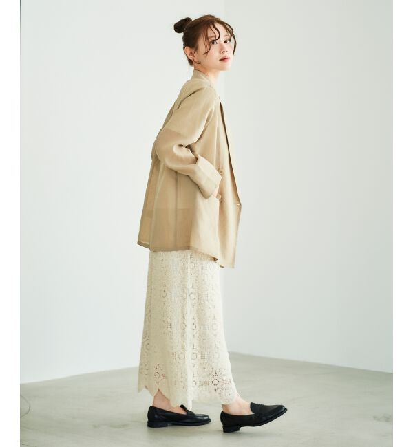  「リネンライクテーラードジャケット」|その他|