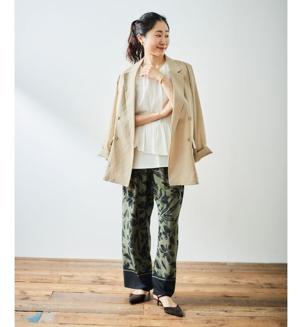  「リネンライクテーラードジャケット」|その他|