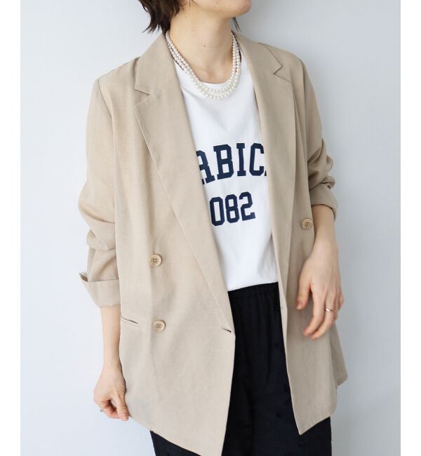  「リネンライクテーラードジャケット」|その他|