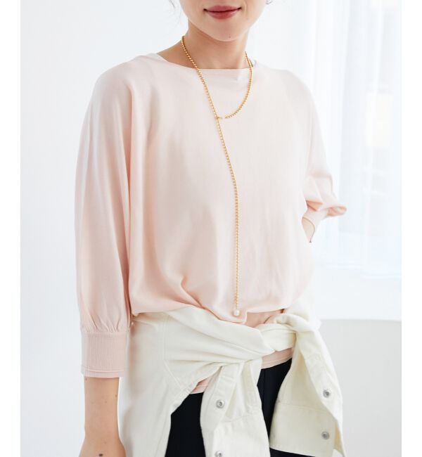  「《手洗い可能》ハイゲージドルマンプルオーバー」|ニット・セーター|