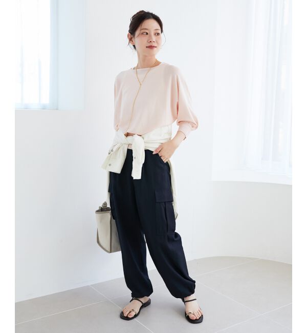  「《手洗い可能》ハイゲージドルマンプルオーバー」|ニット・セーター|