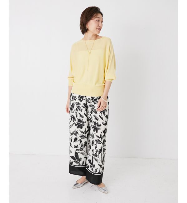  「《手洗い可能》ハイゲージドルマンプルオーバー」|ニット・セーター|