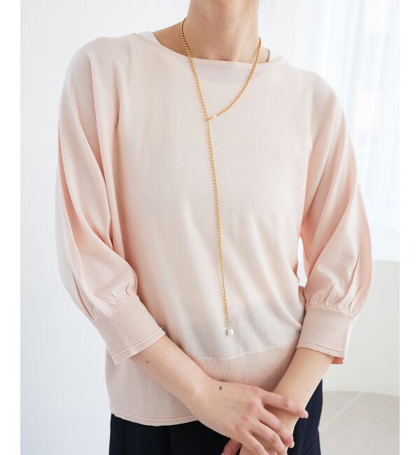  「《手洗い可能》ハイゲージドルマンプルオーバー」|ニット・セーター|