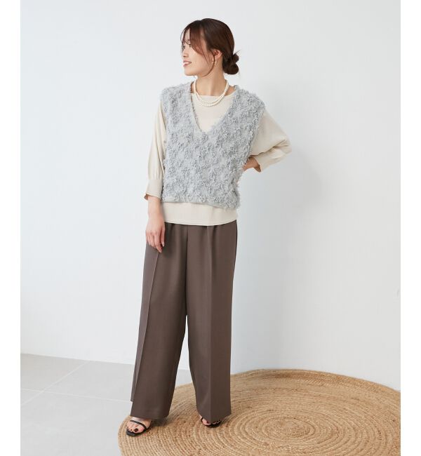 「《手洗い可能》ハイゲージドルマンプルオーバー」|ニット・セーター|