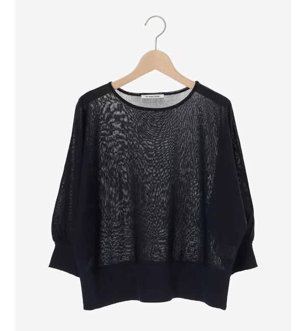  「《手洗い可能》ハイゲージドルマンプルオーバー」|ニット・セーター|