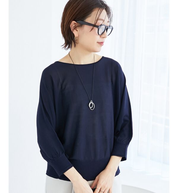  「《手洗い可能》ハイゲージドルマンプルオーバー」|ニット・セーター|