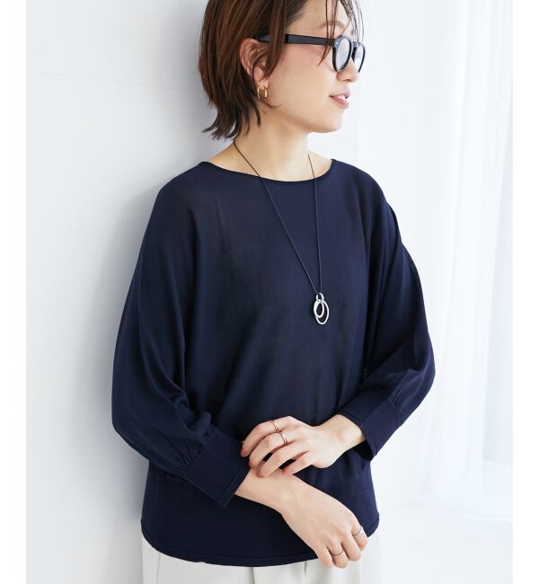  「《手洗い可能》ハイゲージドルマンプルオーバー」|ニット・セーター|