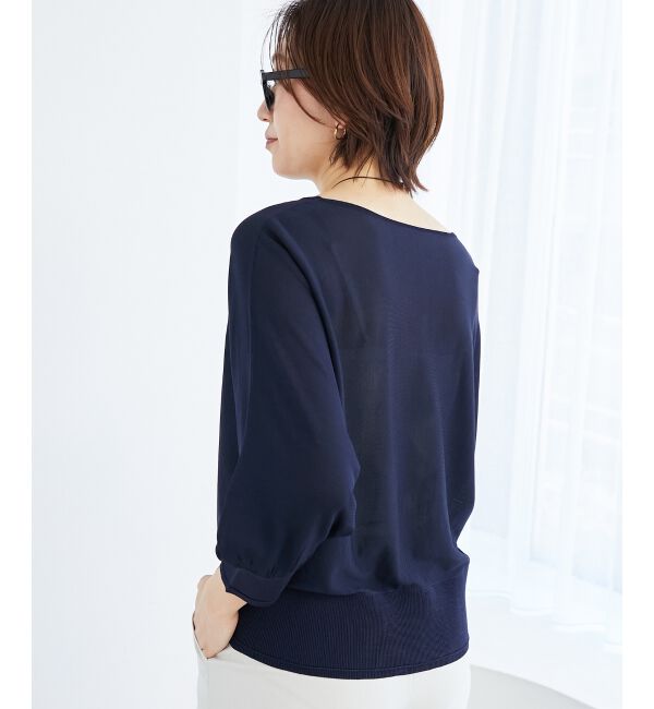  「《手洗い可能》ハイゲージドルマンプルオーバー」|ニット・セーター|