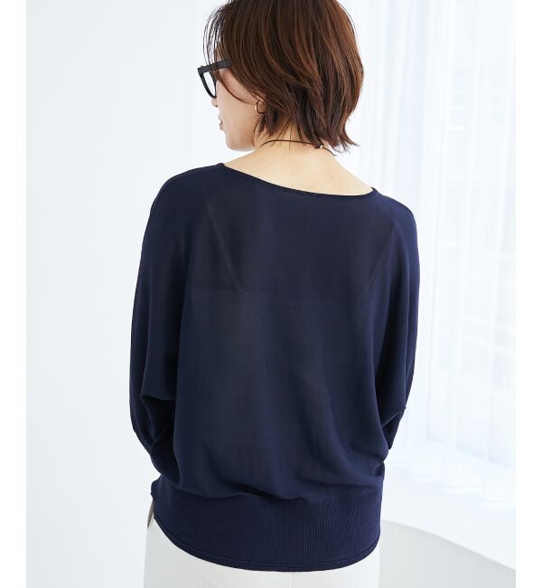  「《手洗い可能》ハイゲージドルマンプルオーバー」|ニット・セーター|