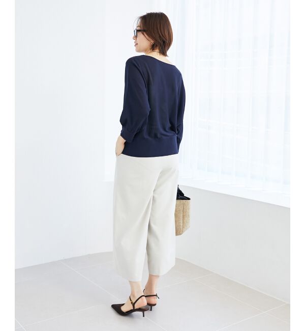  「《手洗い可能》ハイゲージドルマンプルオーバー」|ニット・セーター|