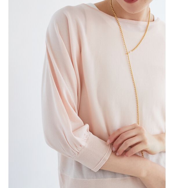  「《手洗い可能》ハイゲージドルマンプルオーバー」|ニット・セーター|