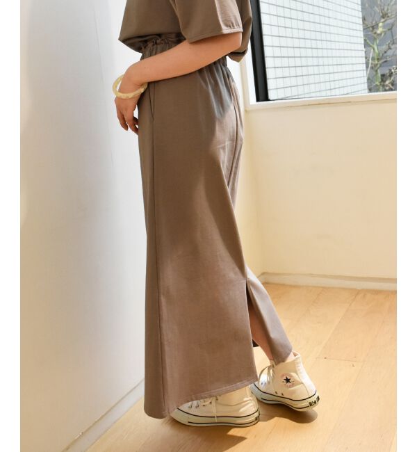  「MVS天竺プルオーバー&times;スカートセット」|ワンピース|