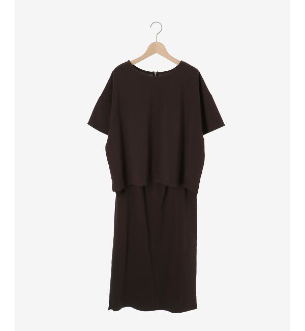  「MVS天竺プルオーバー&times;スカートセット」|ワンピース|