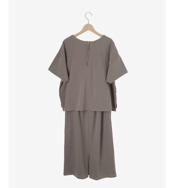  「MVS天竺プルオーバー&times;スカートセット」|ワンピース|