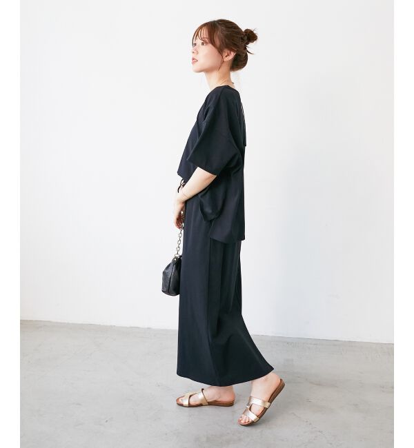  「MVS天竺プルオーバー&times;スカートセット」|ワンピース|