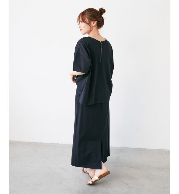  「MVS天竺プルオーバー&times;スカートセット」|ワンピース|