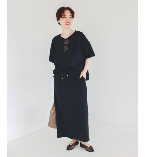  「MVS天竺プルオーバー&times;スカートセット」|ワンピース|