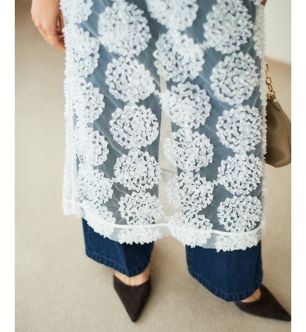  「TORRAZZO DONNAエンブロイダリーレーススカート」|スカート|