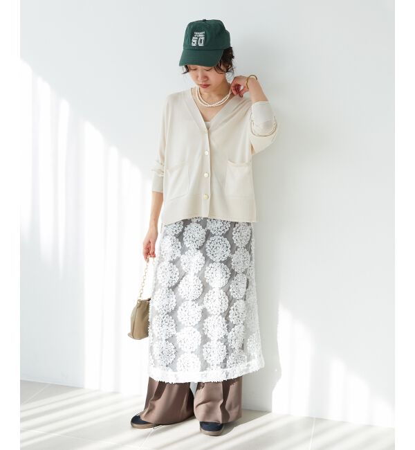  「TORRAZZO DONNAエンブロイダリーレーススカート」|スカート|