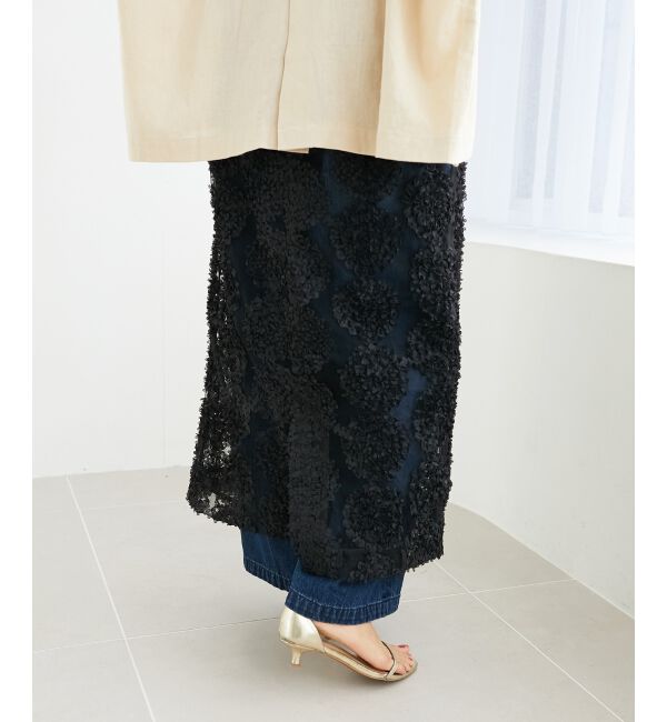  「TORRAZZO DONNAエンブロイダリーレーススカート」|スカート|