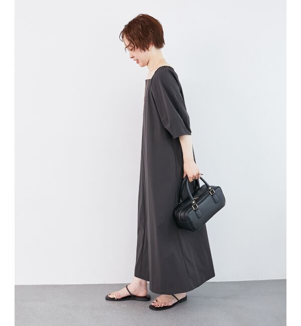  「《接触冷感》ナイロンストレッチ2WAYワンピース」|ワンピース|