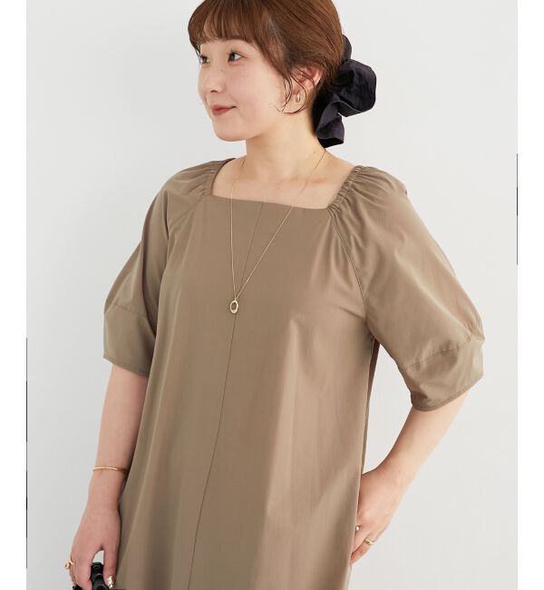  「《接触冷感》ナイロンストレッチ2WAYワンピース」|ワンピース|