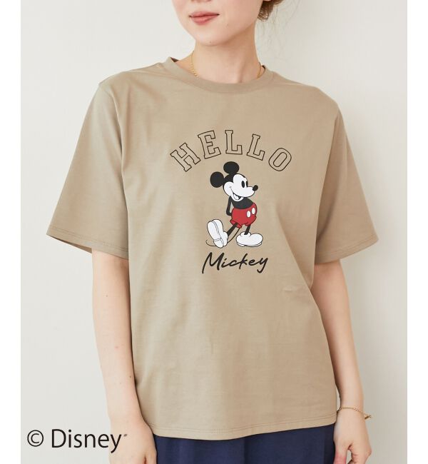  「【Disney】Hello/プリントTシャツ」|Tシャツ・カットソー|
