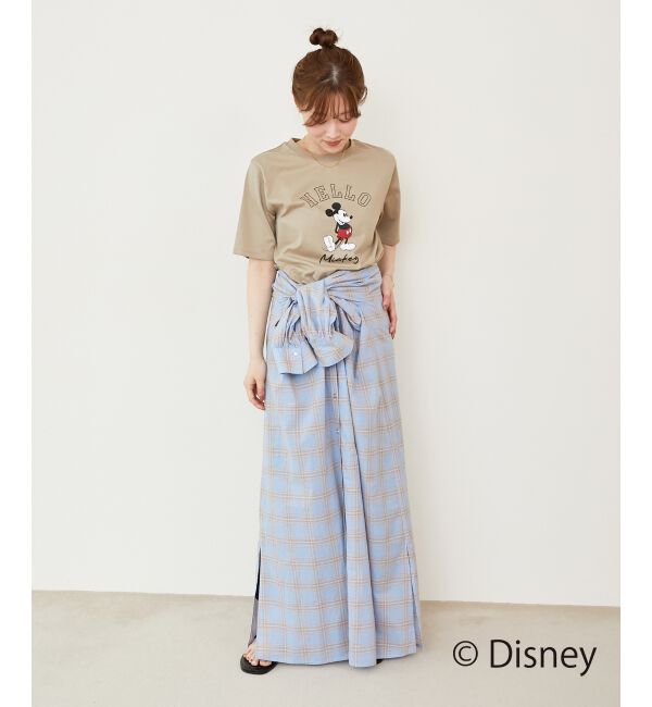  「【Disney】Hello/プリントTシャツ」|Tシャツ・カットソー|