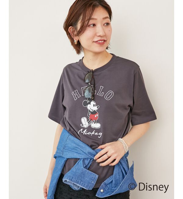  「【Disney】Hello/プリントTシャツ」|Tシャツ・カットソー|