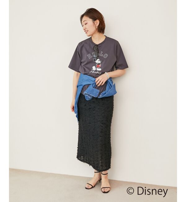  「【Disney】Hello/プリントTシャツ」|Tシャツ・カットソー|